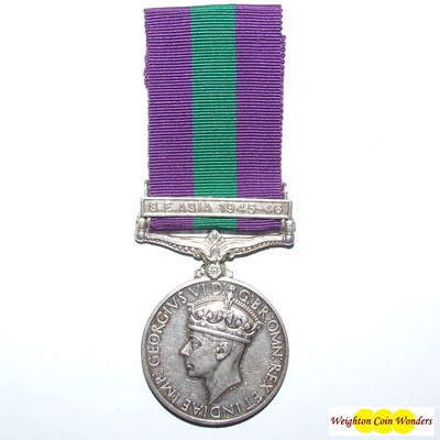 General Service Medal - S.E Asia Clasp